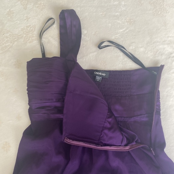 🎉 HOST PICK 🎉 Bebe, Purple, Single Shoulder Top, Size Small - Picture 5 of 5